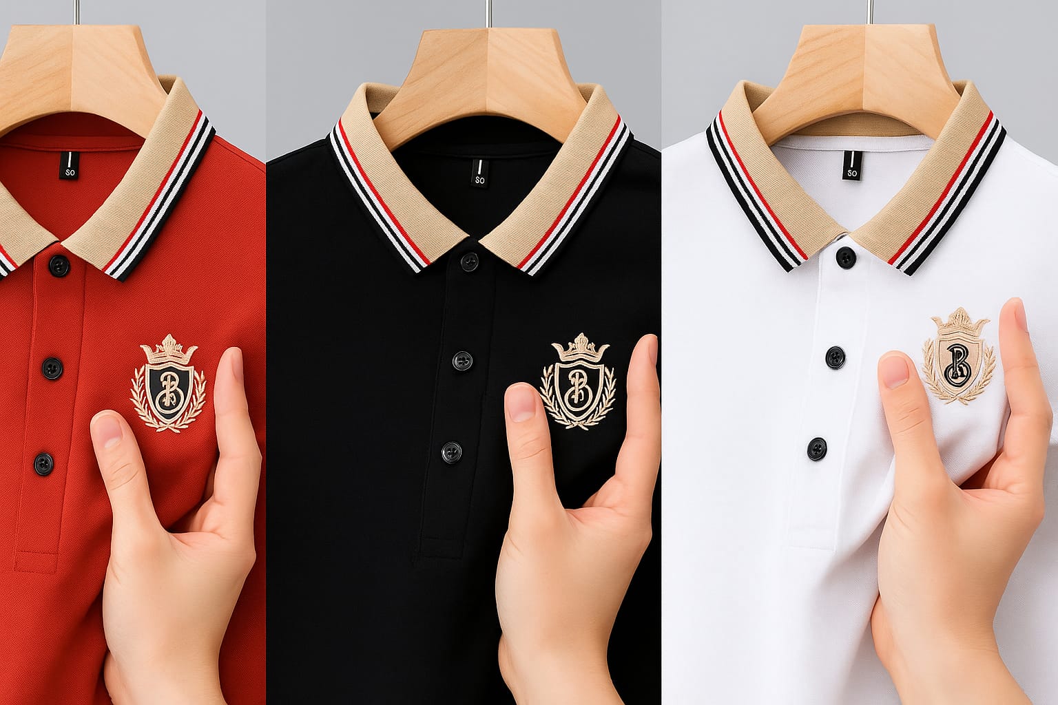 3ps cotton polo-999tky